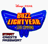 Captain Buzz Lightyear - Star Command (Germany) Title Screen